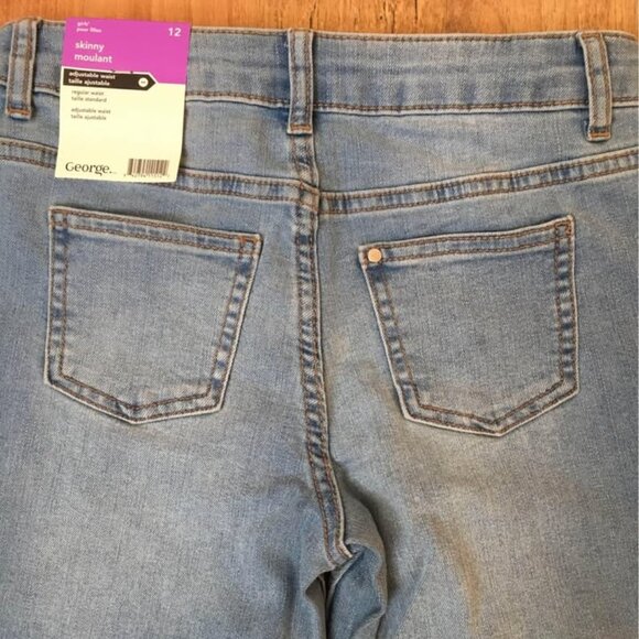Girls Skinny Jeans. Size 12. - Picture 3 of 4